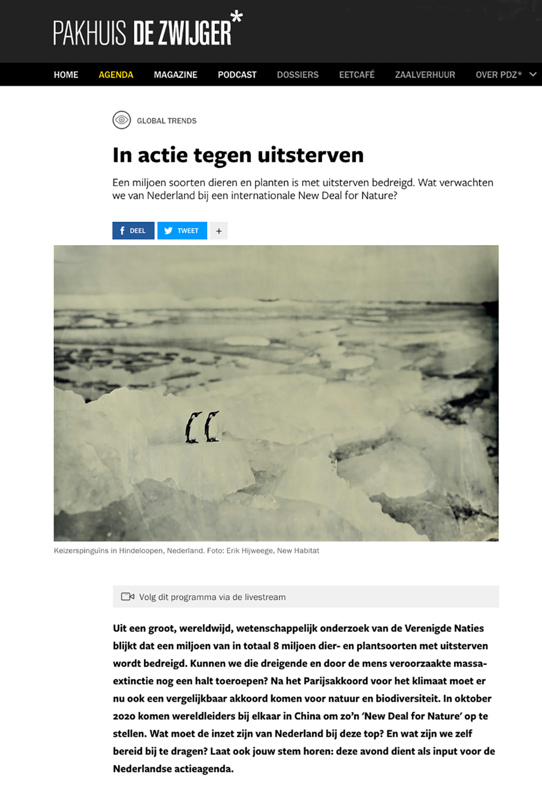 IUCN Pakhuis de Zwijger